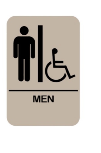 HS 9050 01 - ADA Sign with Braille Translation